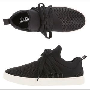 Black Lace Up Sneakers